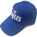 The Beatles Unisex Baseball Cap: White Drop T Logo (Mid-Blue)