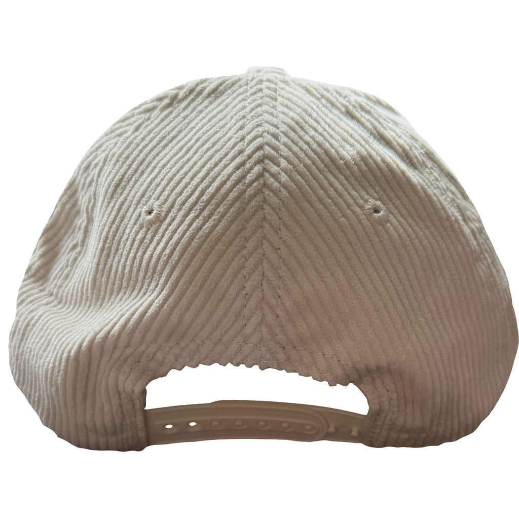 The Beatles Unisex Baseball Cap: Drop T Logo & Apple Corduroy (Natural)