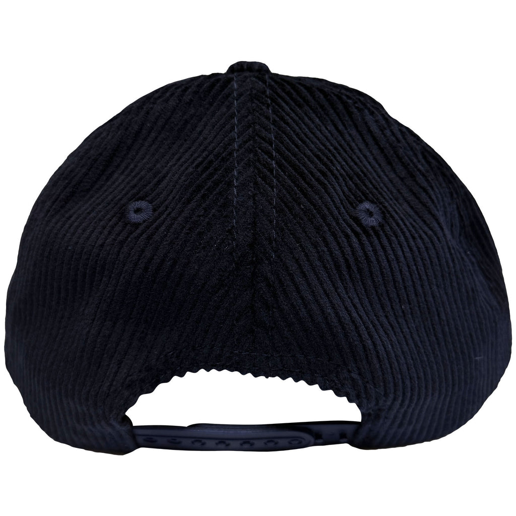 The Beatles Unisex Baseball Cap: Drop T Logo & Apple Corduroy (Navy Blue)