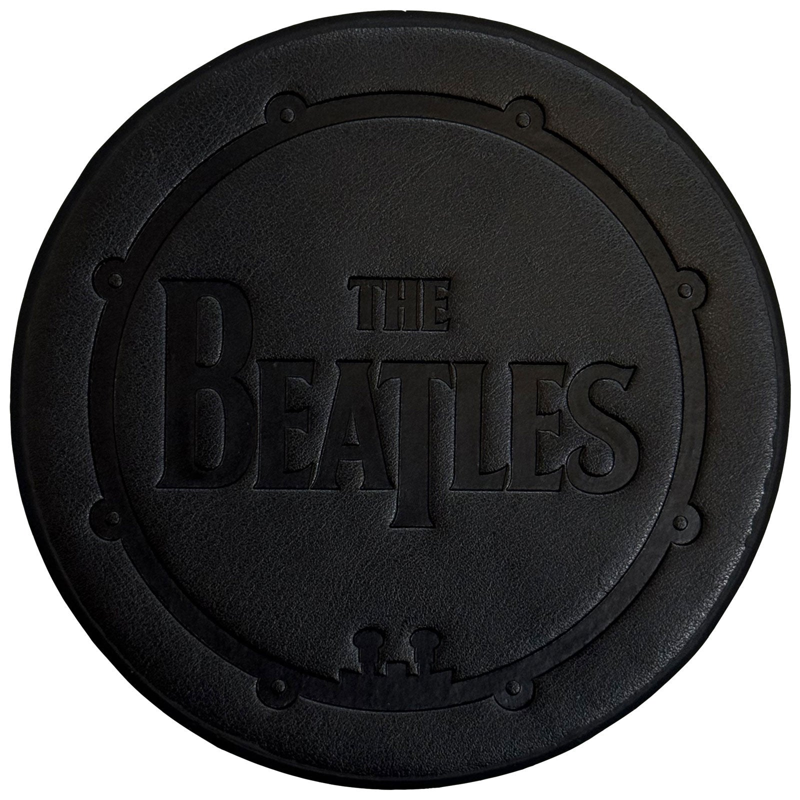 The Beatles 4-Piece Coaster Set: Drum Logo (Premium)