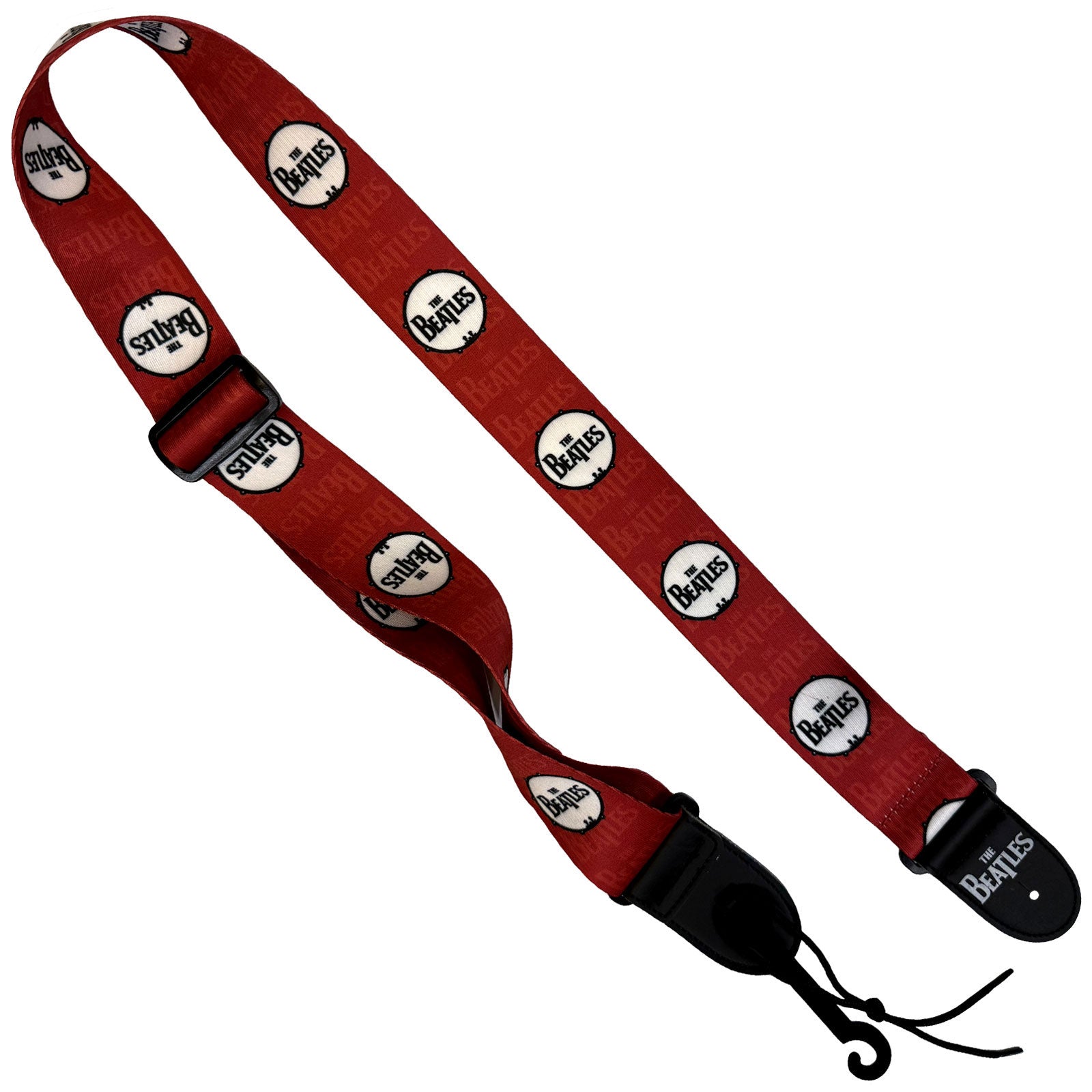 The Beatles Guitar Strap (Poly): Drop T Drum (Red)
