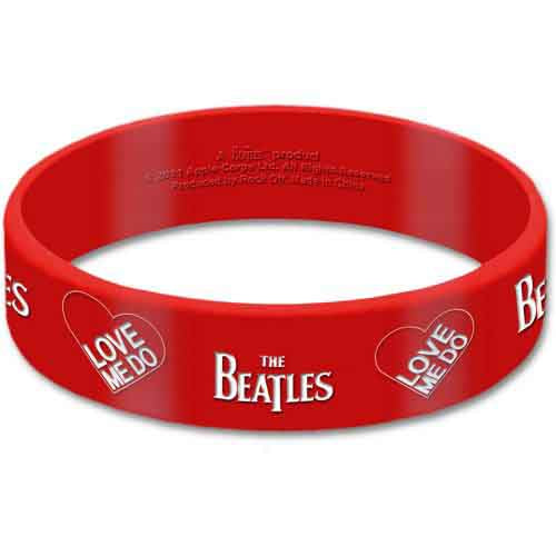 The Beatles Gummy Wristband: Love Me Do (Red)