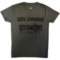 The Beatles Unisex T-Shirt: Abbey Road Sign (Grey)