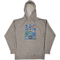 The Beatles Unisex Pullover Hoodie: Yellow Submarine Sub Montage (Grey)