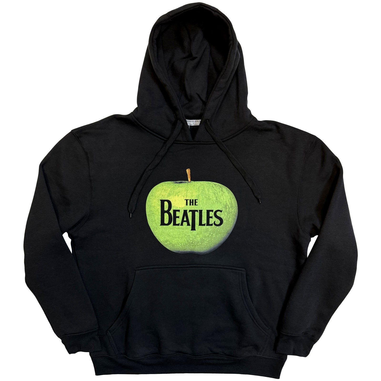 The Beatles Unisex Pullover Hoodie: Apple Logo (Black)