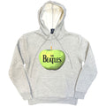 The Beatles Unisex Pullover Hoodie: Apple Logo (Grey)