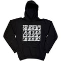 The Beatles Unisex Pullover Hoodie: Hard Days Night Faces Mono (Black)
