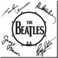 The Beatles Fridge Magnet: Signed Drum Logo