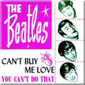 The Beatles Fridge Magnet: Can't Buy Me Love/You Can't Do That (Pink Version)