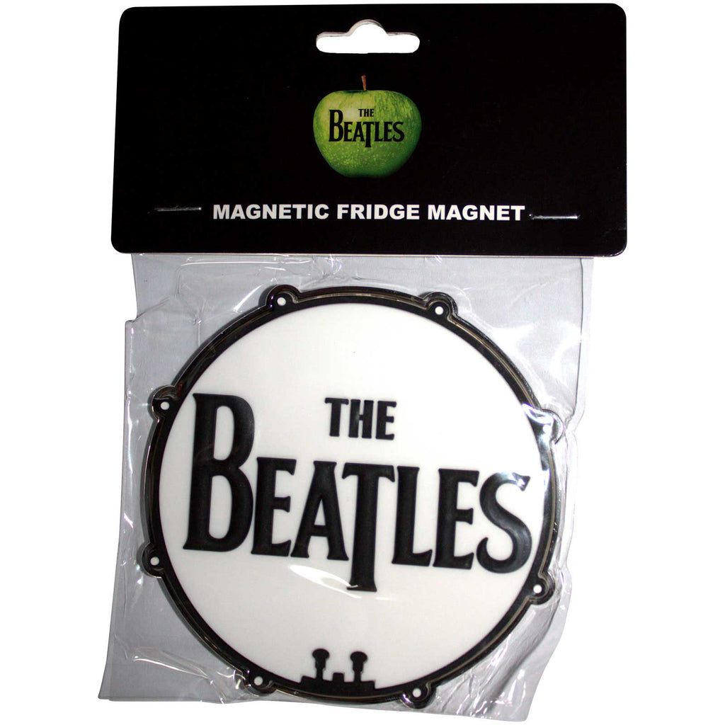 The Beatles Fridge Magnet: Drum Logo