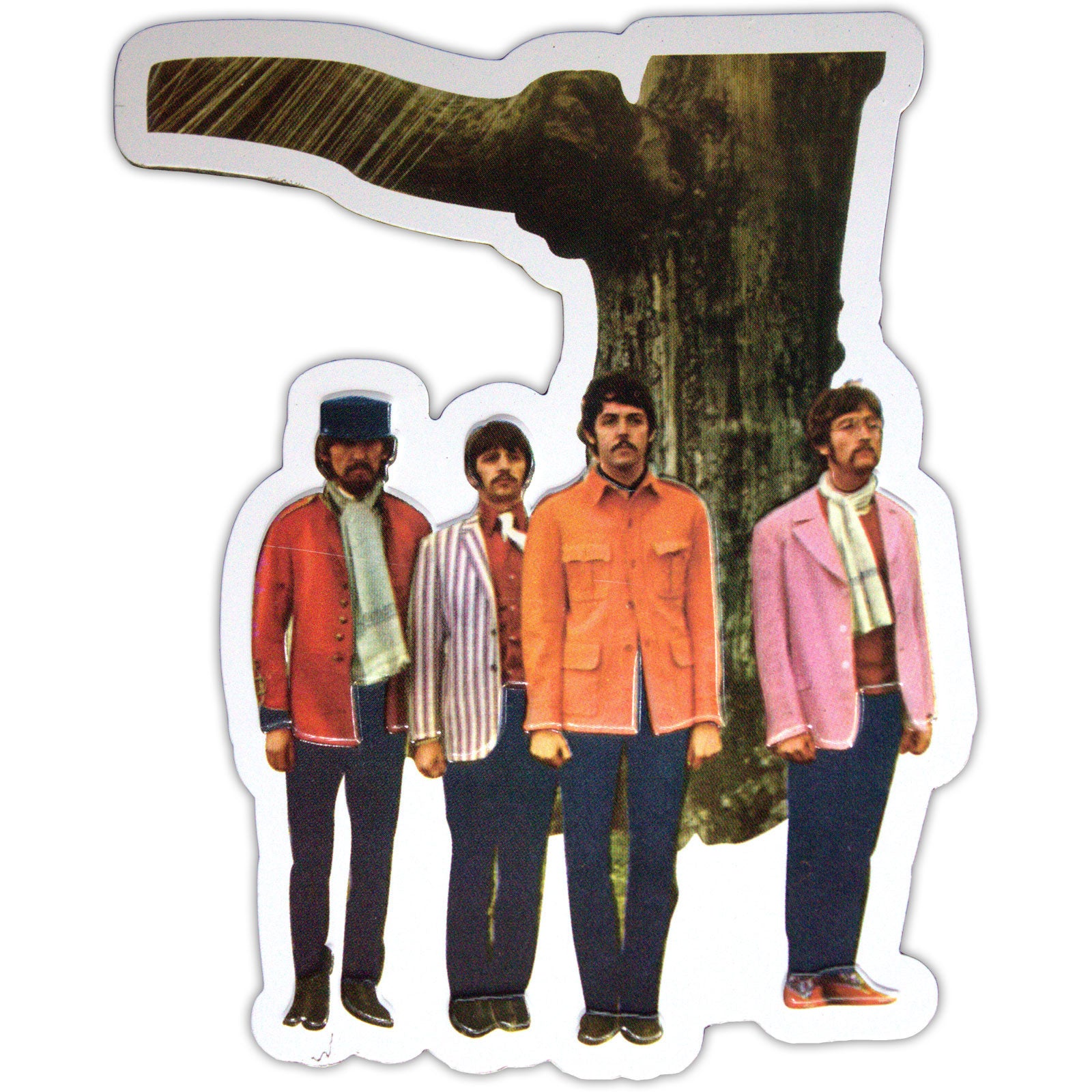 The Beatles Fridge Magnet: Strawberry Fields Forever Embossed
