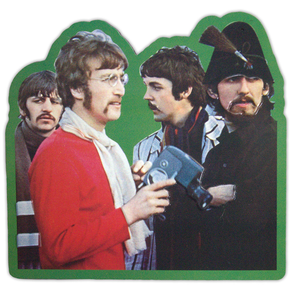 The Beatles Fridge Magnet: Strawberry Fields Forever Photo Embossed