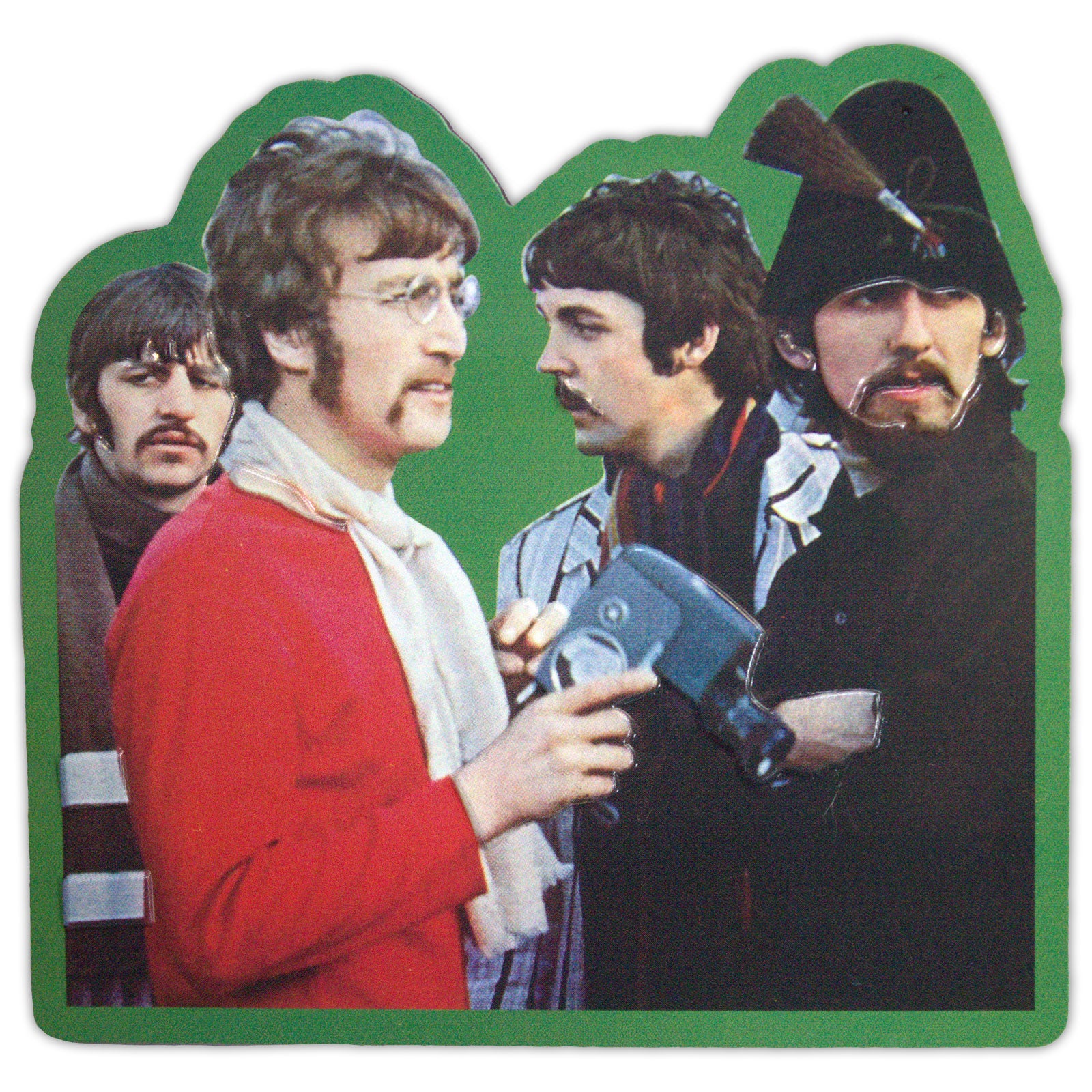 The Beatles Fridge Magnet: Strawberry Fields Forever Photo Embossed