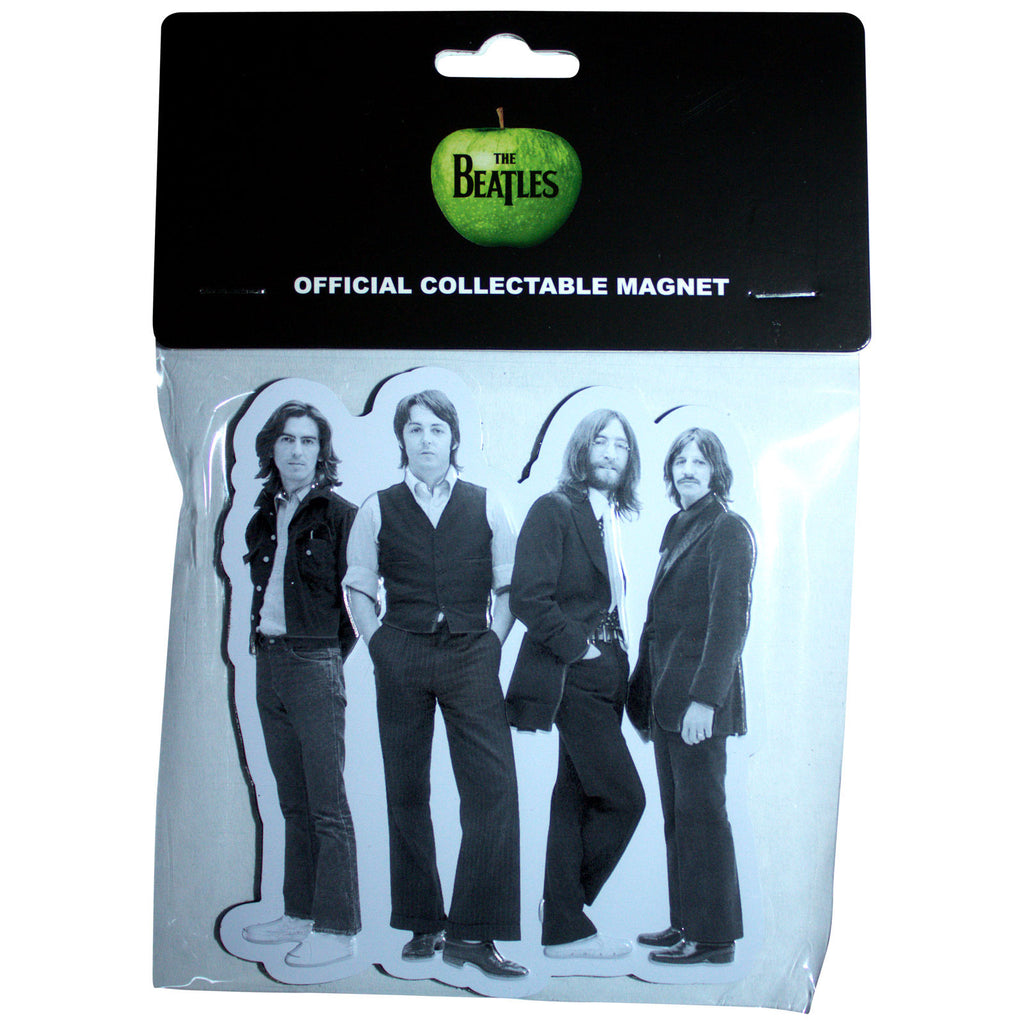 The Beatles Fridge Magnet: White Album Iconic Image Embossed
