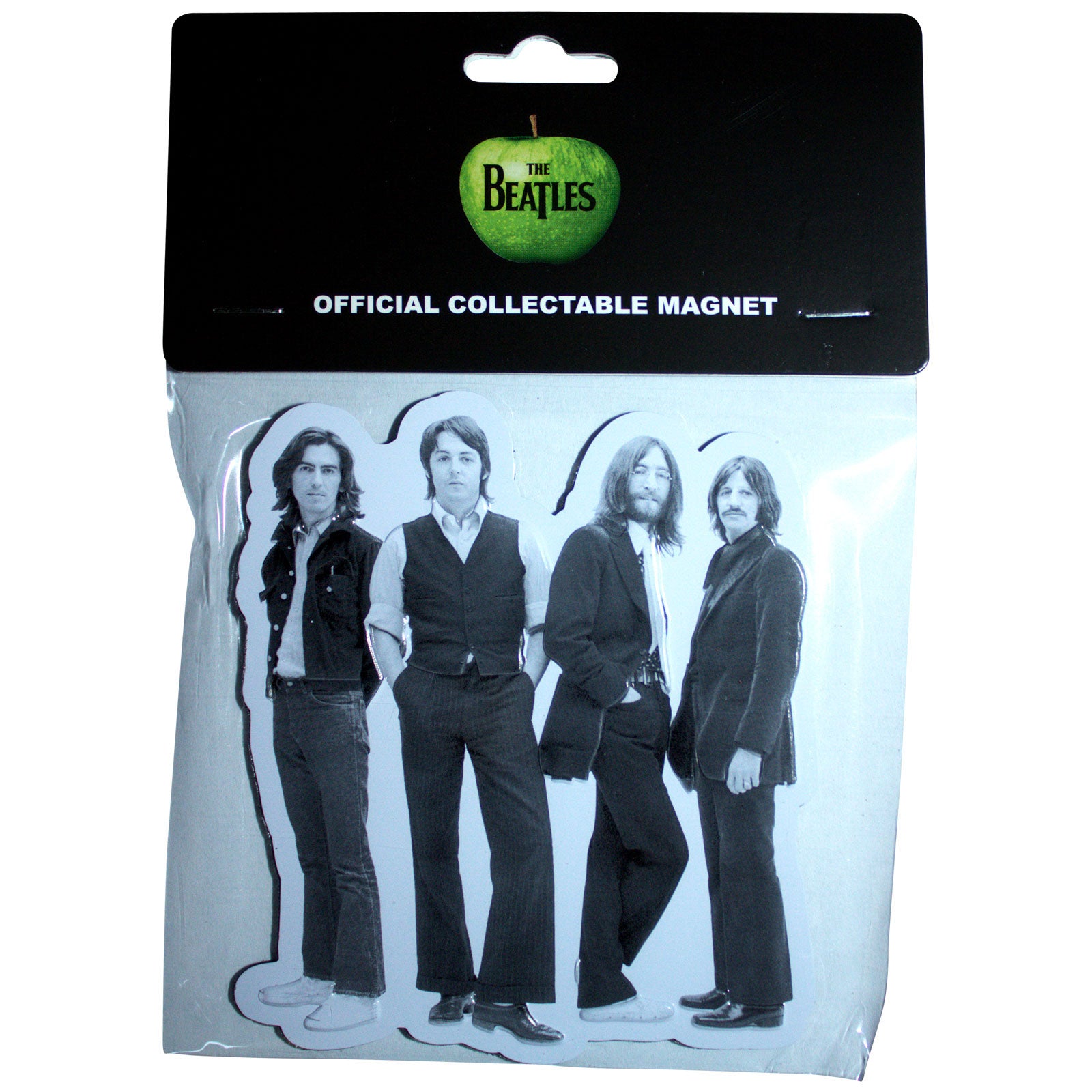 The Beatles Fridge Magnet: White Album Iconic Image Embossed