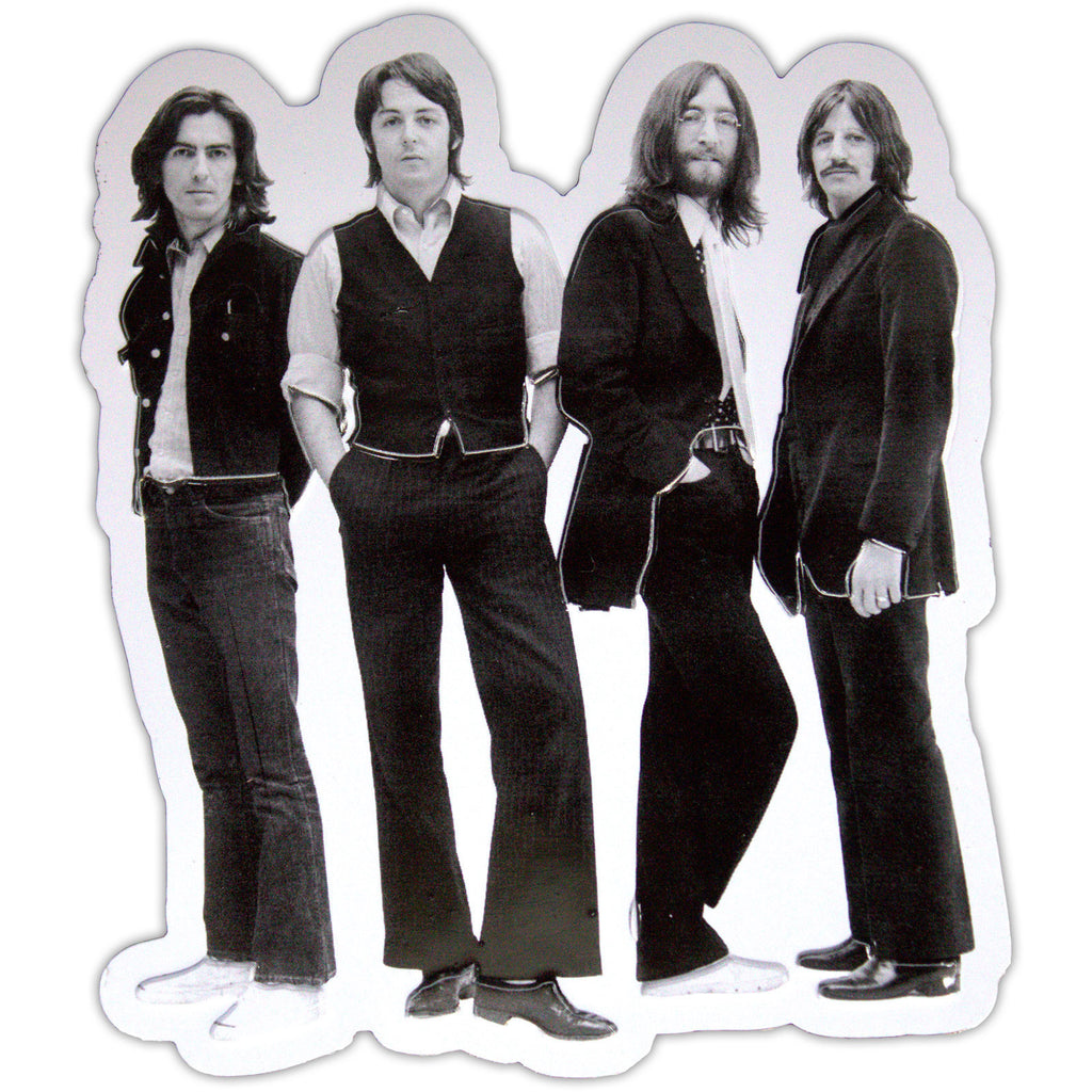 The Beatles Fridge Magnet: White Album Iconic Image Embossed