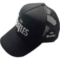 The Beatles Unisex Mesh Back Cap: Drop T Logo & Apple (Black)