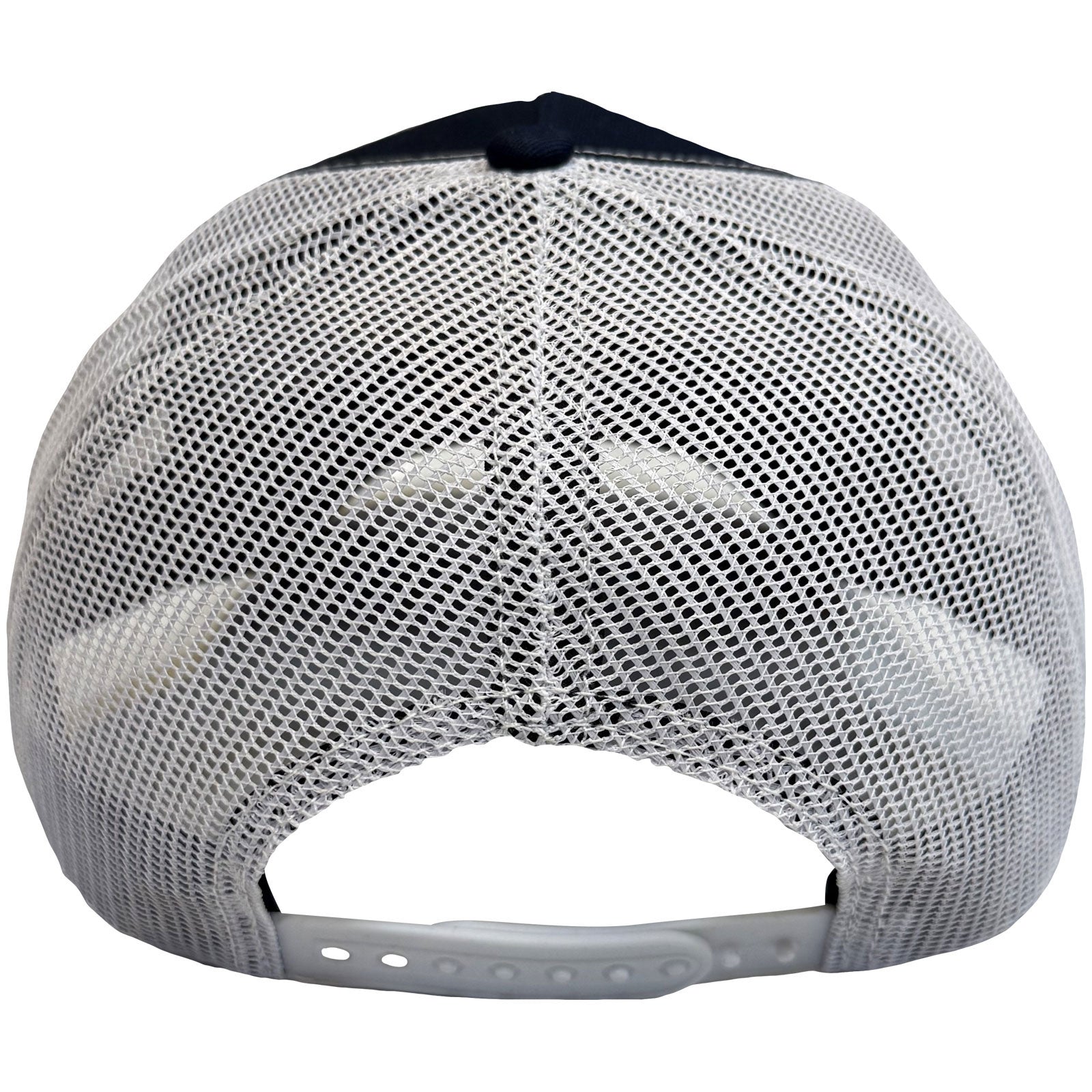 The Beatles Unisex Mesh Back Cap: Drop T Logo & Apple (Navy Blue & White)