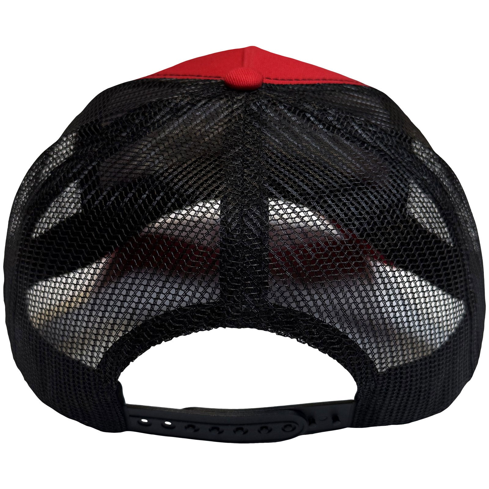 The Beatles Unisex Mesh Back Cap: Drop T Logo & Apple (Red & Black)