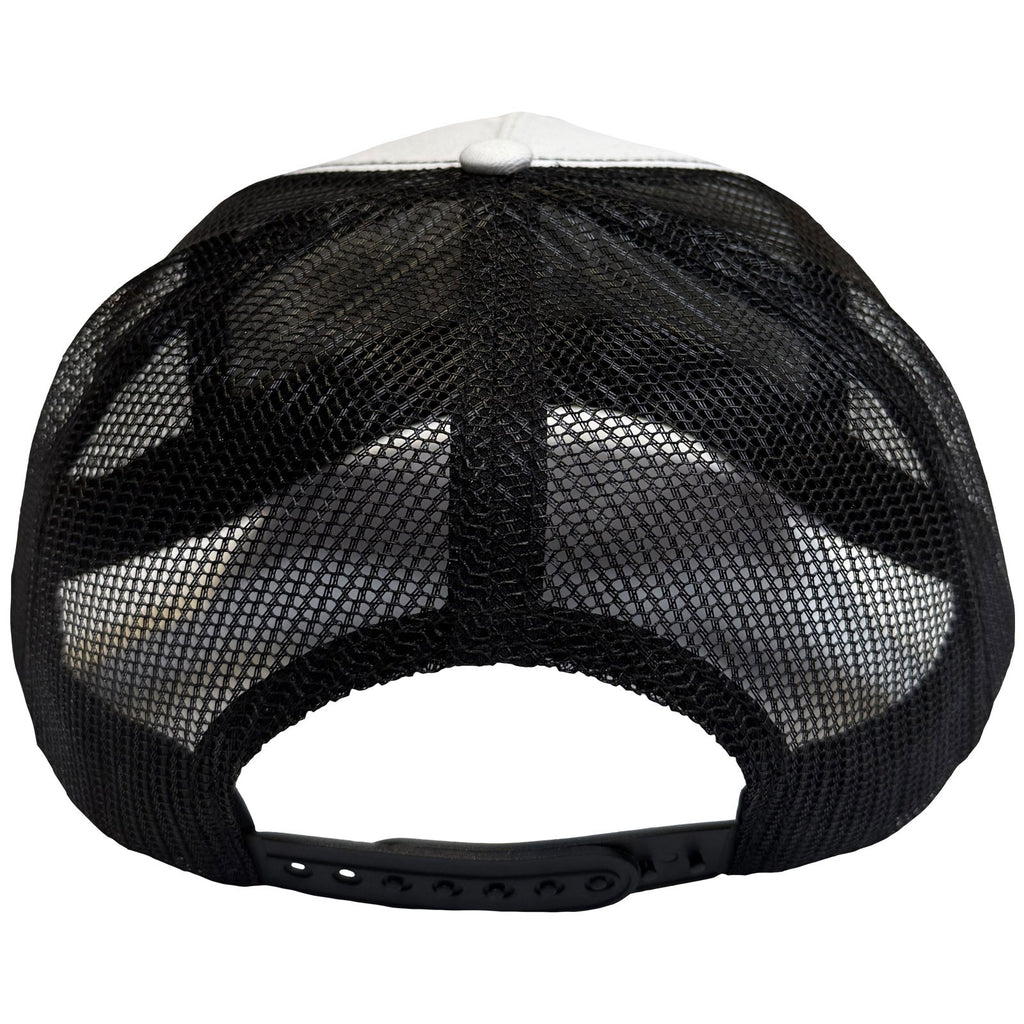 The Beatles Unisex Mesh Back Cap: Drop T Logo & Apple (Black & White)