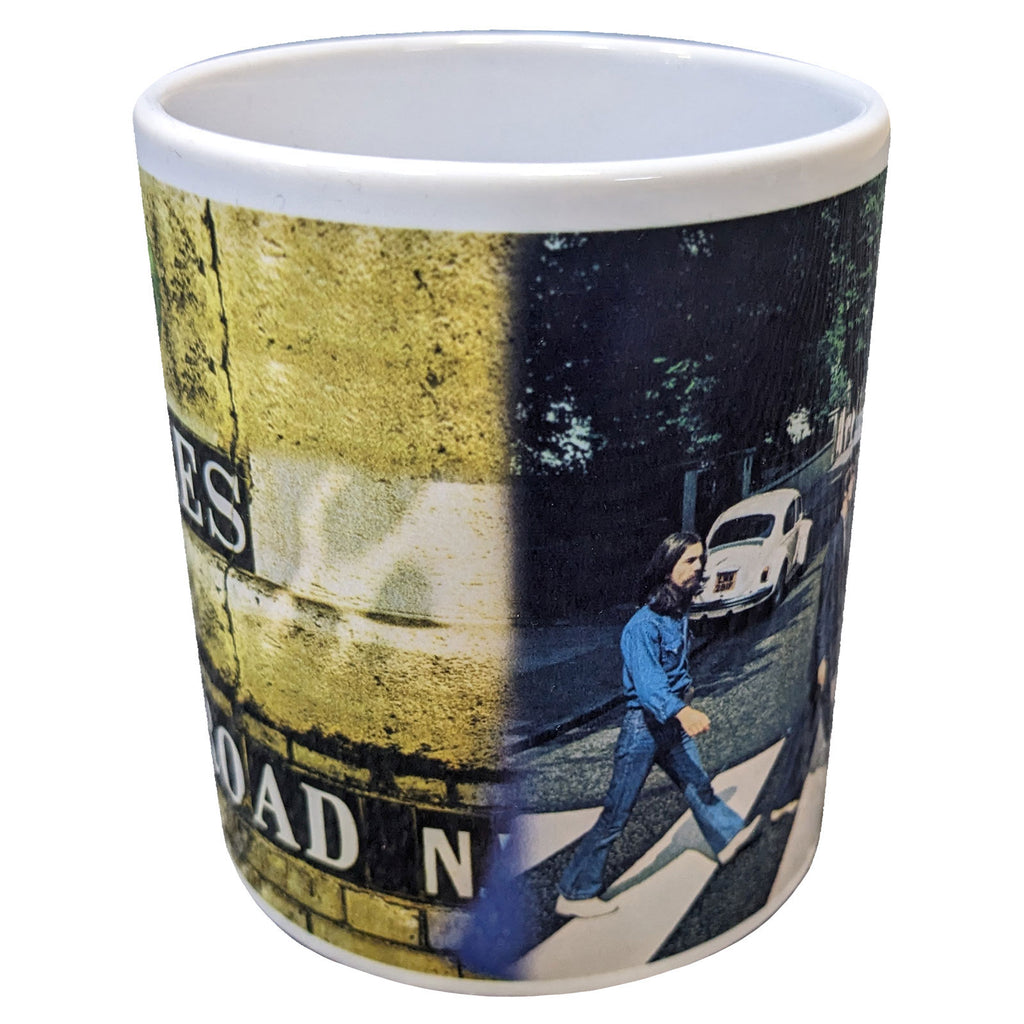 The Beatles Unboxed Mug: Abbey Road Crossing (White)