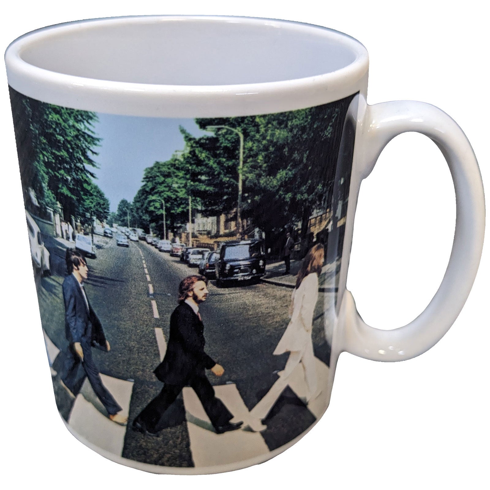 The Beatles Unboxed Mug: Abbey Road Crossing (White)