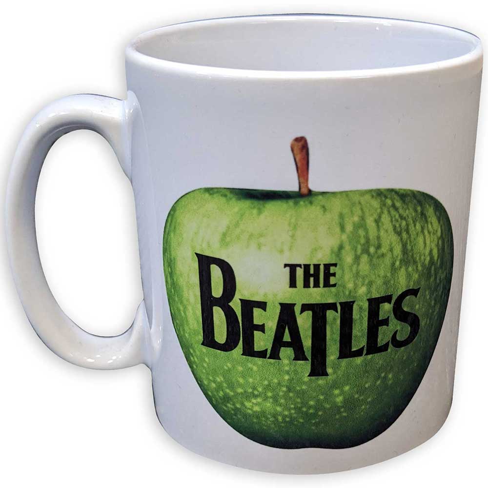 The Beatles Unboxed Mug: Drum & Apple (White)