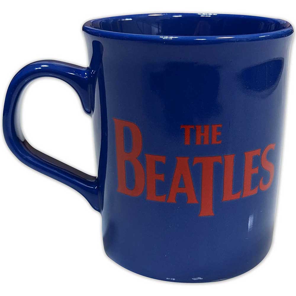 The Beatles Unboxed Mug: Red Drop T Logo (Blue)