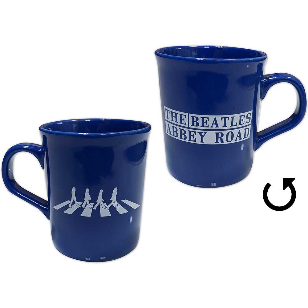 The Beatles Unboxed Mug: Abbey Road Crossing (Blue)