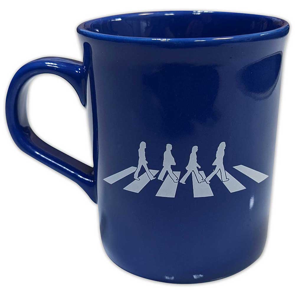 The Beatles Unboxed Mug: Abbey Road Crossing (Blue)