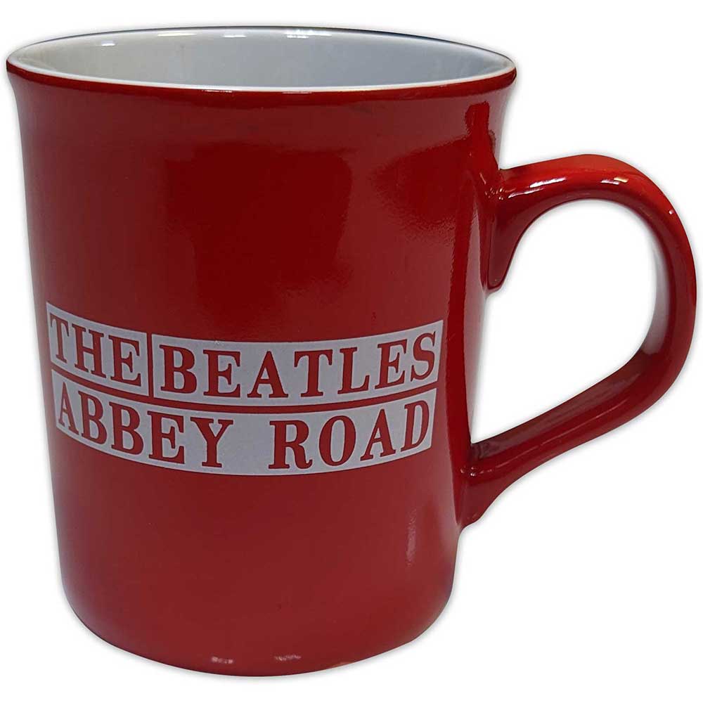 The Beatles Unboxed Mug: Abbey Road Crossing (Red)