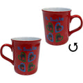 The Beatles Unboxed Mug: A Hard Day's Night Headshot Hearts (Red)