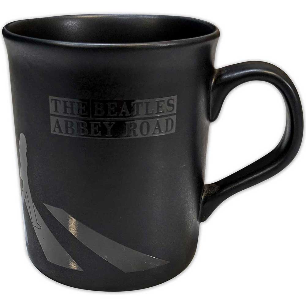 The Beatles Unboxed Mug: Abbey Road Crossing Matte (Black)