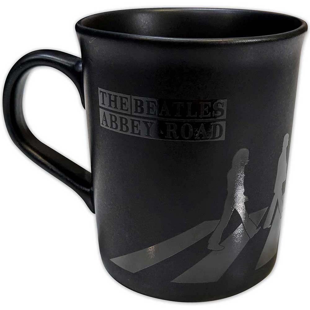 The Beatles Unboxed Mug: Abbey Road Crossing Matte (Black)