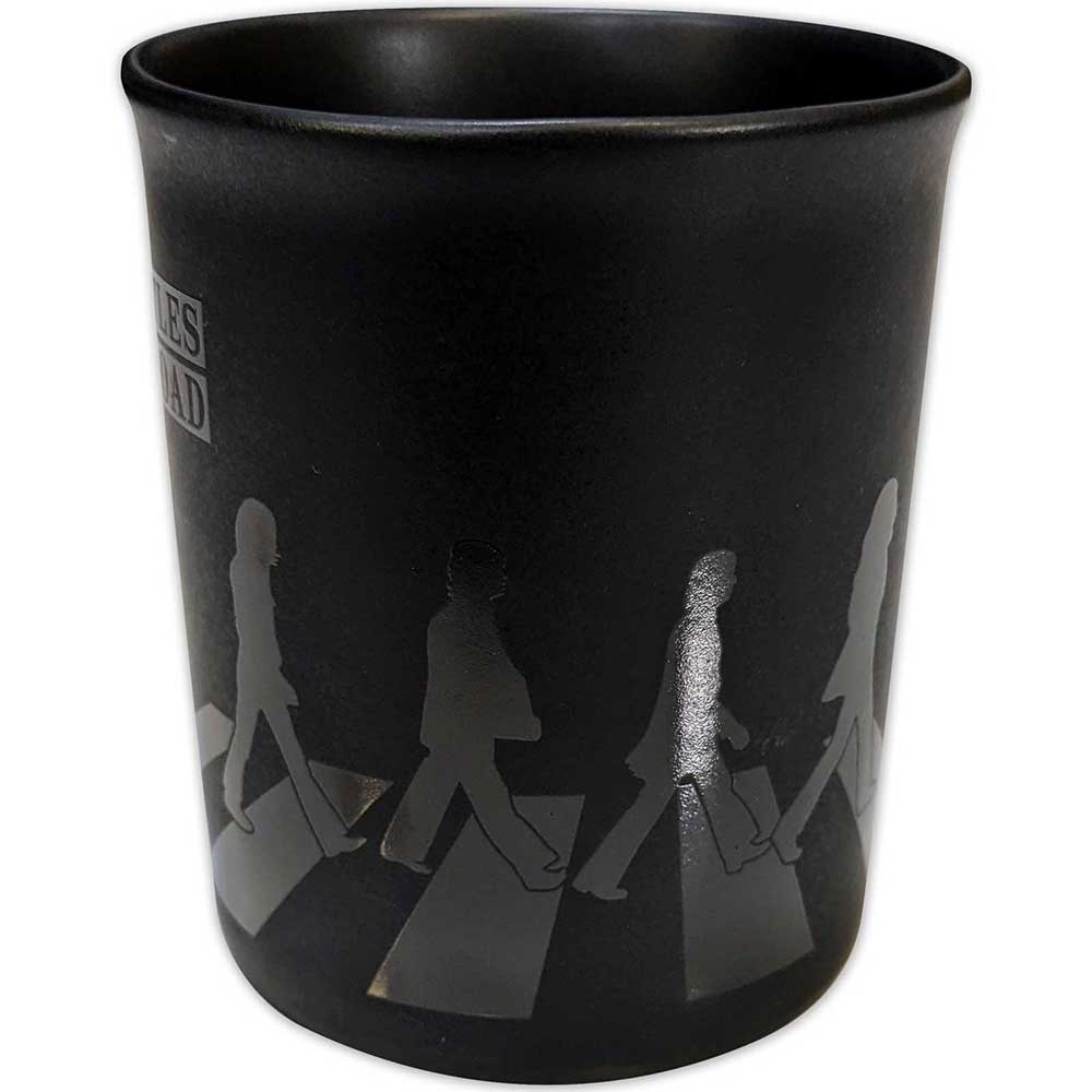 The Beatles Unboxed Mug: Abbey Road Crossing Matte (Black)
