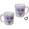 The Beatles Unboxed Mug: Heart & Drop T Logo (White)