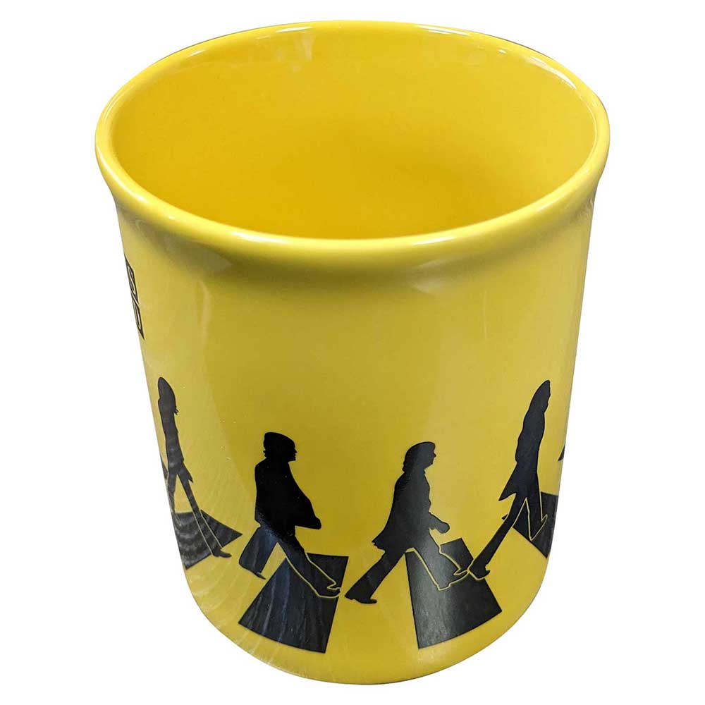 The Beatles Unboxed Mug: Abbey Road Silhouettes (Yellow)