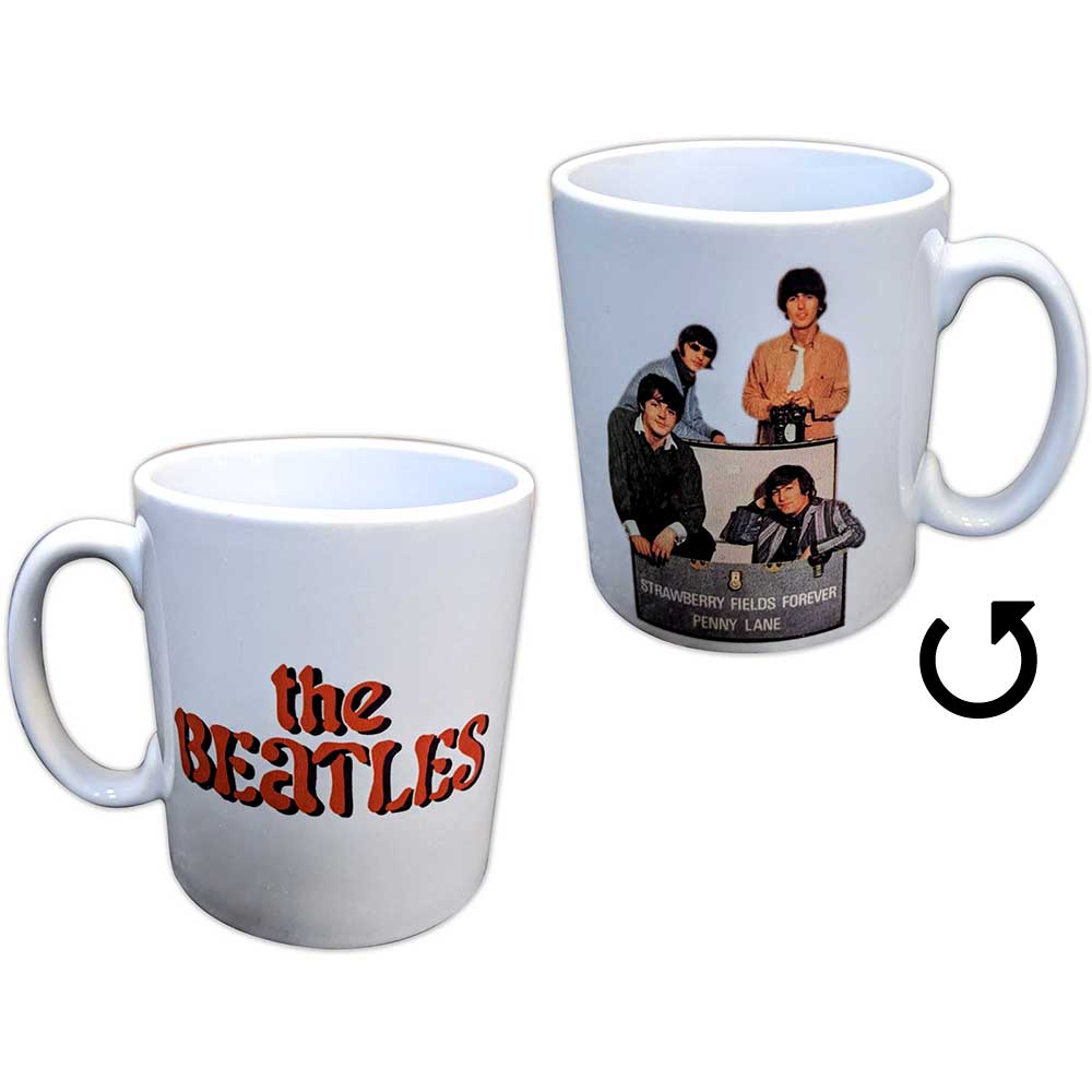 The Beatles Unboxed Mug: Strawberry Fields/Penny Lane Photo (White)