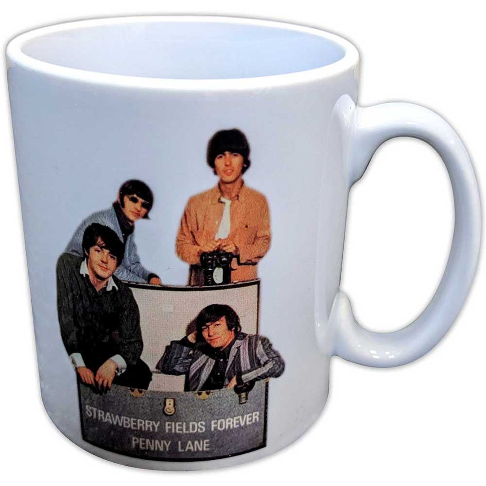 The Beatles Unboxed Mug: Strawberry Fields/Penny Lane Photo (White)