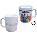The Beatles Unboxed Mug: Strawberry Fields/Penny Lane Pepper Band (White)