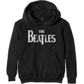 The Beatles Unisex Pullover Hoodie: Drop T Logo (Black)