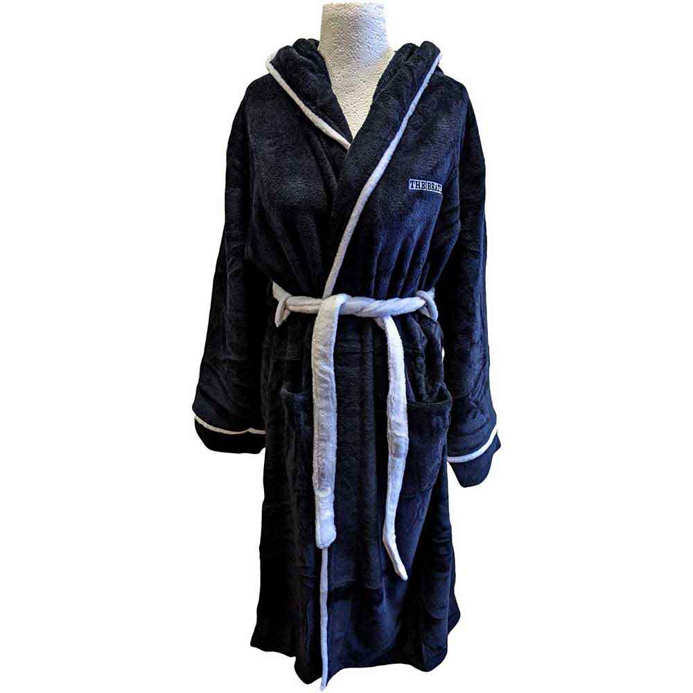 The Beatles Unisex Bathrobe: Abbey Road (Black & White) (Back Print)