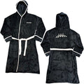 The Beatles Unisex Bathrobe: Abbey Road (Black & White) (Back Print)