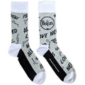 The Beatles Unisex Ankle Socks: AYNIL & Drum (Grey) (UK Size 4 - 7)