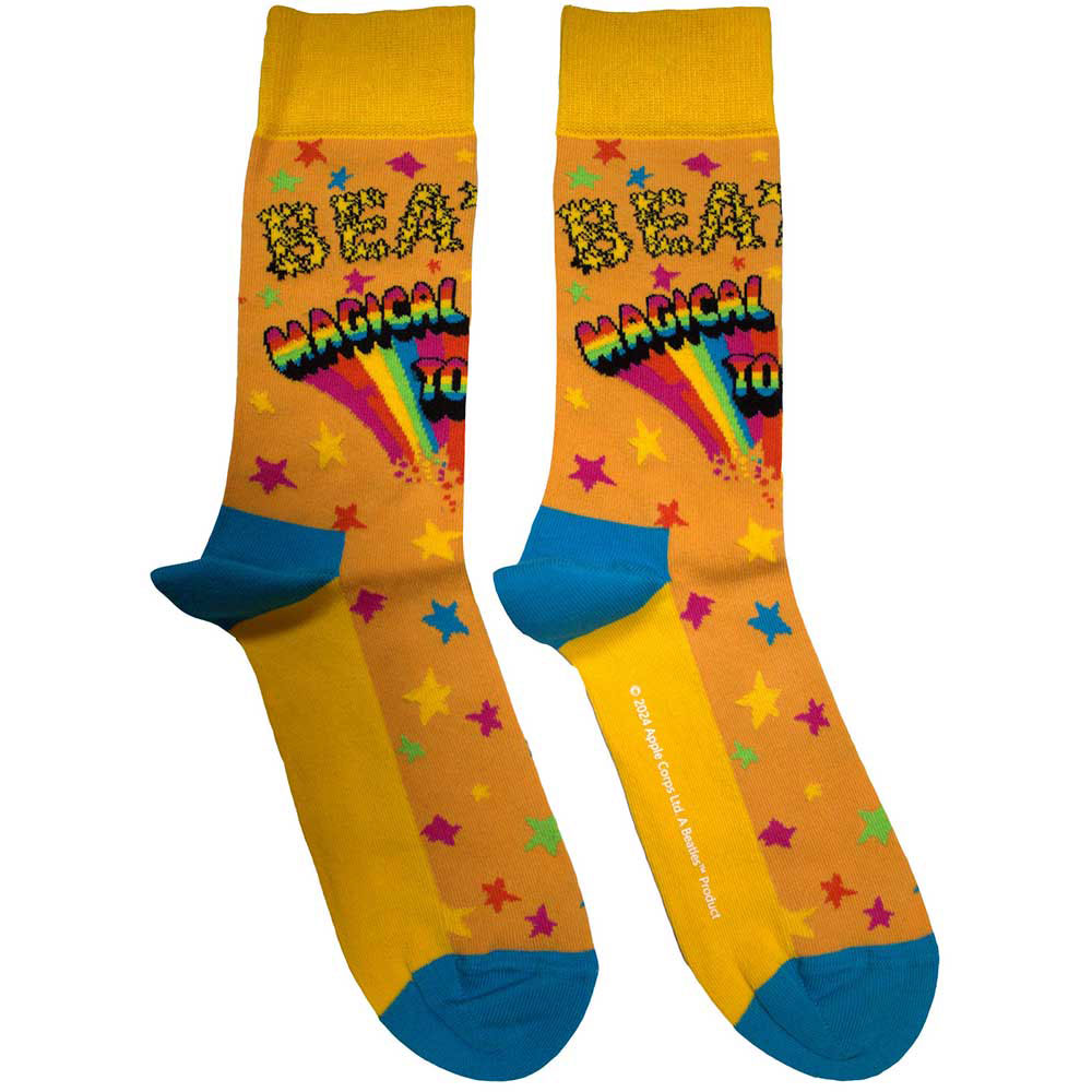 The Beatles Unisex Ankle Socks: Magical Mystery Tour (Orange) (UK Size 4 - 7)
