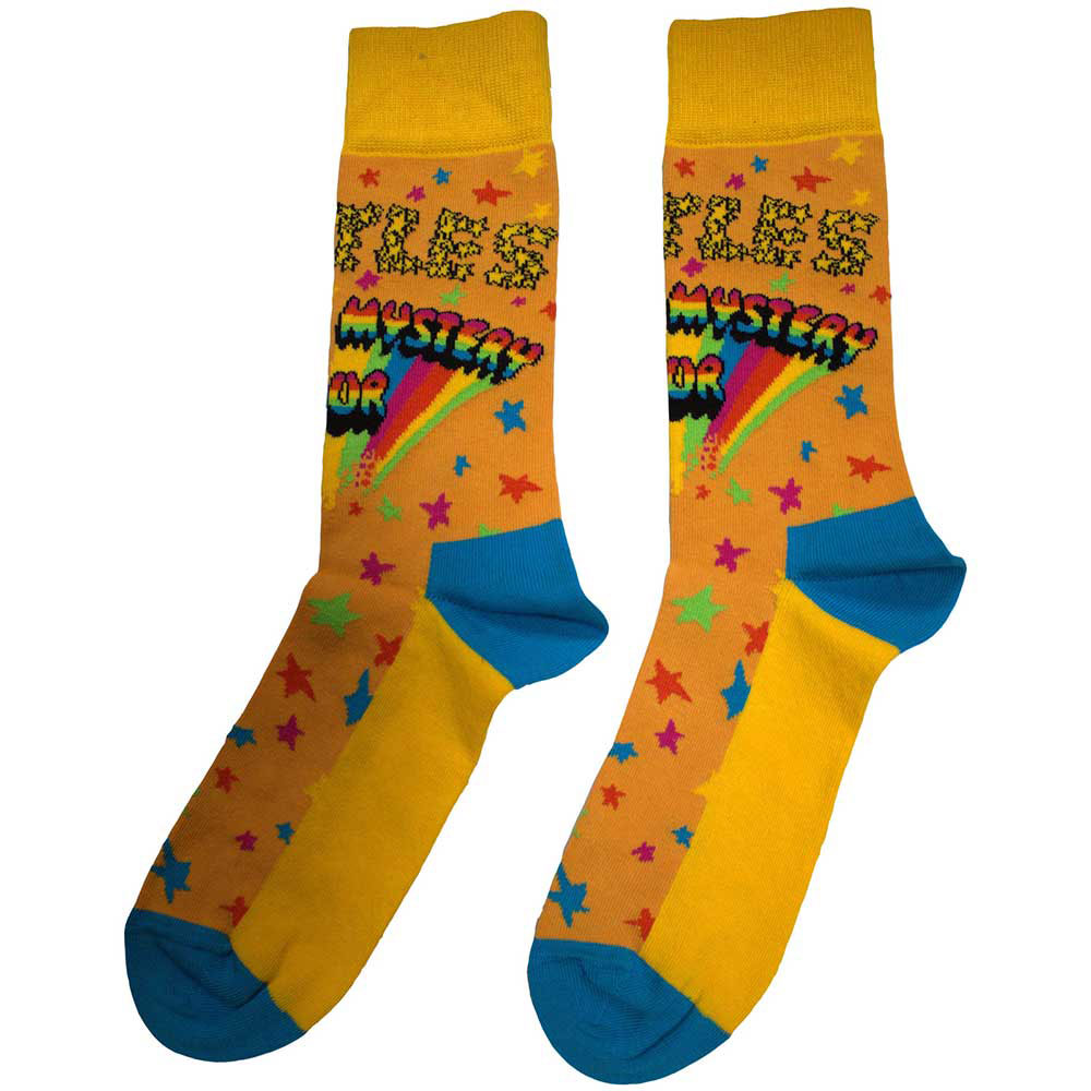 The Beatles Unisex Ankle Socks: Magical Mystery Tour (Orange) (UK Size 4 - 7)