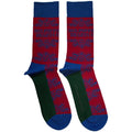 The Beatles Unisex Ankle Socks: Sgt Pepper Text Outlines (Red)