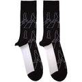 The Beatles Unisex Ankle Socks: Abbey Road Outlines (Black)