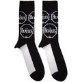 The Beatles Unisex Ankle Socks: Drum Logo Repeat (Black) (UK Size 4 - 7)