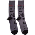 The Beatles Unisex Ankle Socks: Magical Mystery Tour All You Need Is Love (Charcoal Grey)